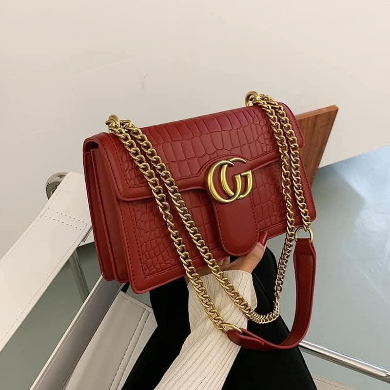 New Luxury Gucci Leather Shoulder Bag