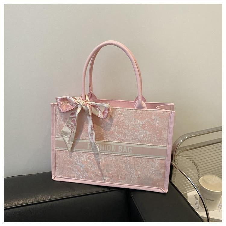 Embroidered Tote Bag for Women – Spacious Luxury Handheld Work & Daily Use Bag