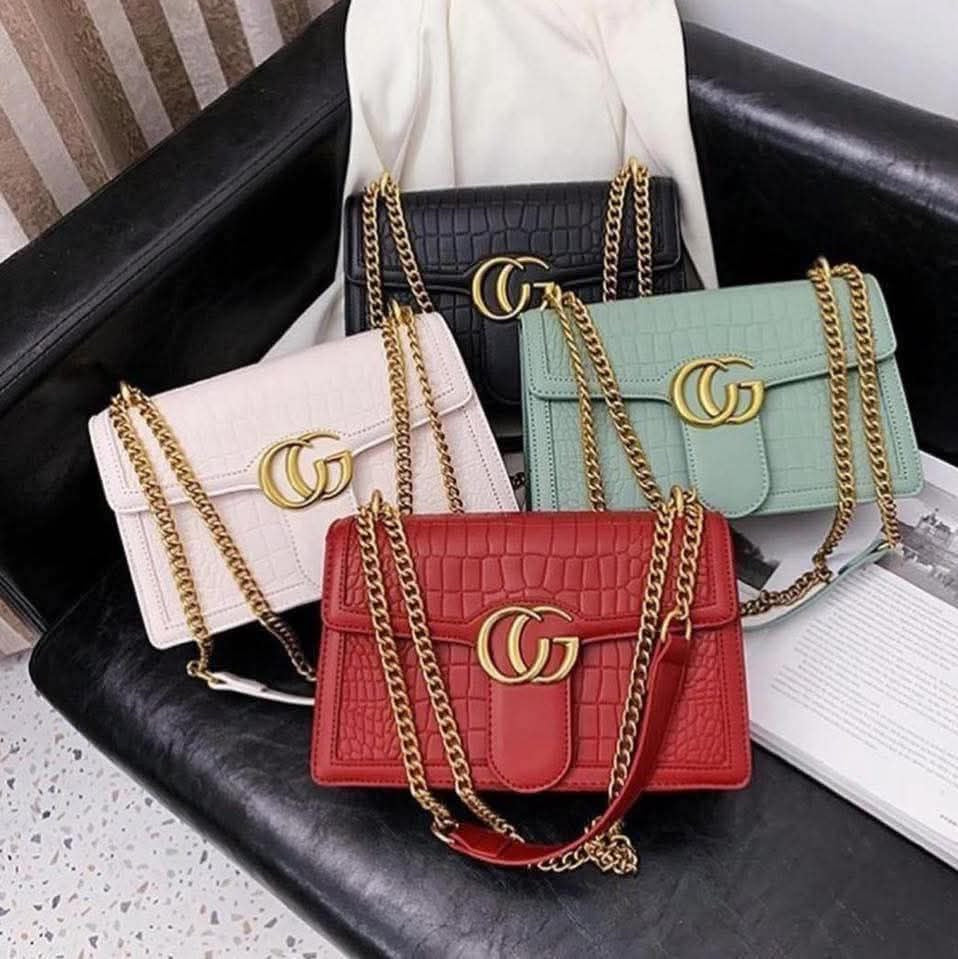 New Luxury Gucci Leather Shoulder Bag