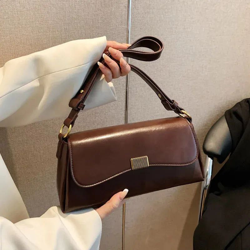 New Ladies Messenger Bag – Stylish Contrast Color Shoulder & Mobile Phone Bag