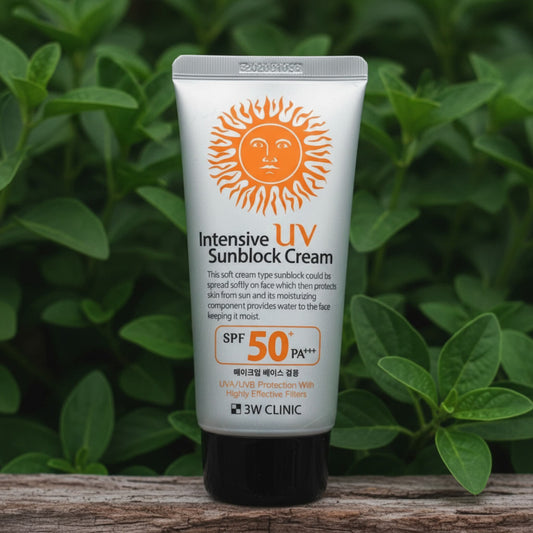3W Clinic Intensive UV Sunblock Cream (SPF 50+ PA+++)