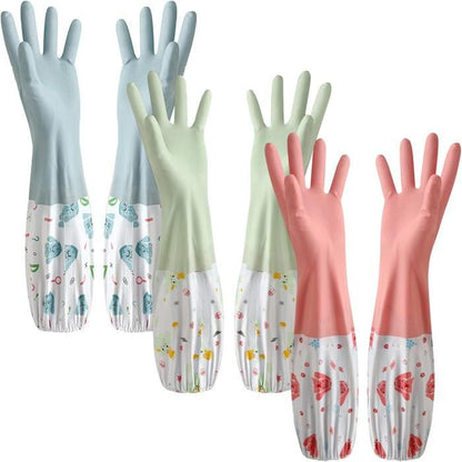 Winter Waterproof Long Hand Gloves with Inner Foam