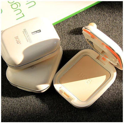 Bob Wet and Dry Compact Powder Snow Muscle Skin-Friendly Foundation Concealer Nude Makeup Ivory White Natural Color Beginner


মেকআপ অনেকক্ষণ ভালো রাখে এবং ত্বকে ন্যাচারাল looks আনে।
সব ধরনের স্কিনের জন্যই ভালো।
এটা অক্সি ফ্রি আর সুন্দরভাবে