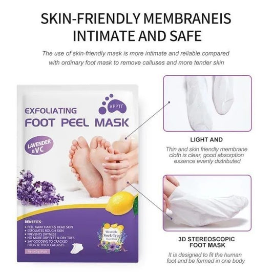 Exfoliating Foot Peel Mask — For Soft, Smooth & Callus-Free Feet