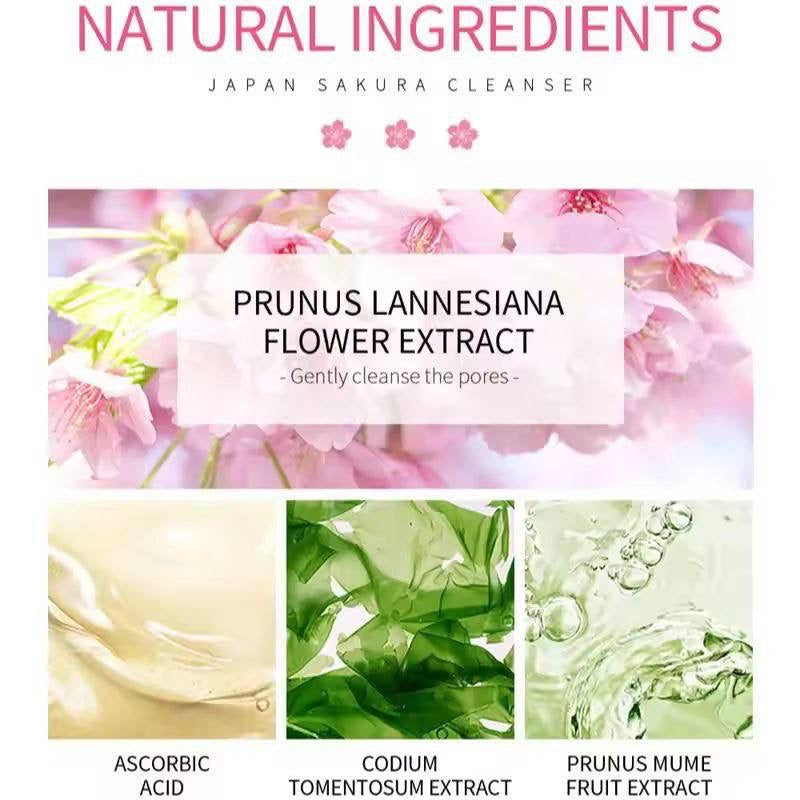 LAIKOU Facial Cleansing Foam Face Wash Remove Blackheads Moisturizing Pore Shrinkage Deep Cleansing Oil Control Skin Care

 [100g]

Contains Prunus Lannesiana Flower Extract and Niacinamide.
Cleans pores deeply to remove dirt