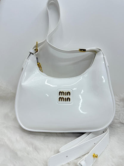 Trendy Mini Patent Leather Shoulder Bag – Chic &amp; Stylish