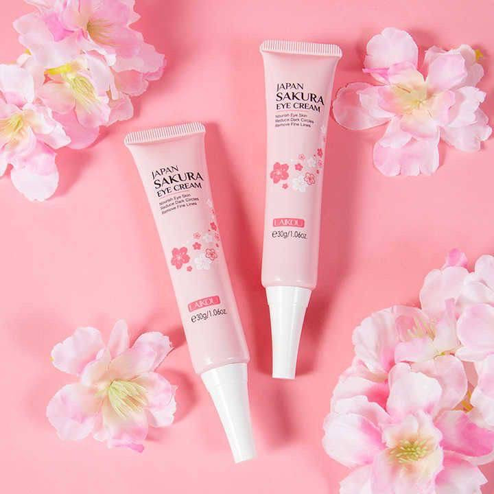 LAIKOU Janpan Sakura Anti-aging Eye Bag Removal Dark Circle Fine Lines Under Eye Dark Circle 30g Eye Cream

Key Features:
Sakura Extract: Contains cherry blossom extract to brighten and refresh the eye area.
Reduces Dark Circles and Puffiness