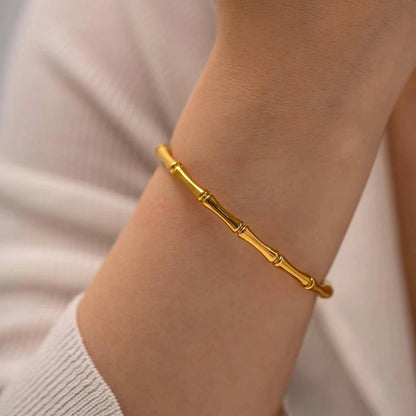 Korean Fashion Roman Numeral Bracelet – Stainless Steel Colourfast Jewelry for Women