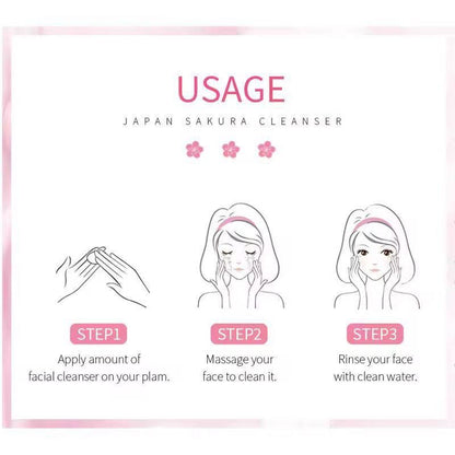LAIKOU Facial Cleansing Foam Face Wash Remove Blackheads Moisturizing Pore Shrinkage Deep Cleansing Oil Control Skin Care

 [100g]

Contains Prunus Lannesiana Flower Extract and Niacinamide.
Cleans pores deeply to remove dirt