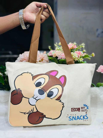 Cute & Adorable Tote Bag – Big Size with Chain System