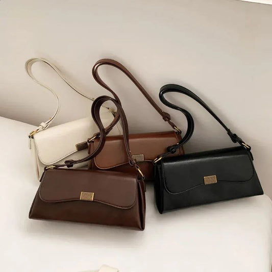New Ladies Messenger Bag – Stylish Contrast Color Shoulder & Mobile Phone Bag