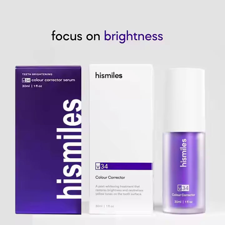 Hismile V34 Colour Corrector Serum, Teeth Whitening