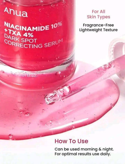 Anua Niacinamide 10% + TXA 4% Dark Spot Correcting Serum