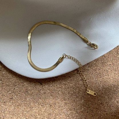 Elegant Titanium Steel Anklet (100% Colour guarantee)