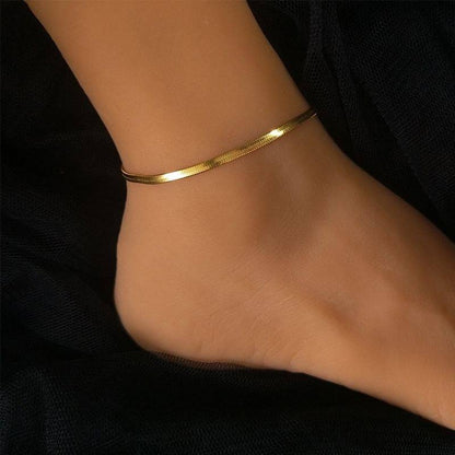 Elegant Titanium Steel Anklet (100% Colour guarantee)