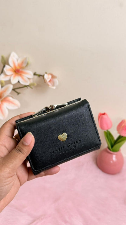 Mini cute folding small wallet