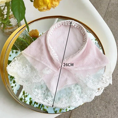 Modern Hair Scarf Soft And Comfortable Lace Flower Headbands Bohomian Hair Bandanas For Women And Girl