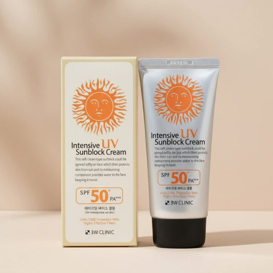 3W Clinic Intensive UV Sunblock Cream (SPF 50+ PA+++)