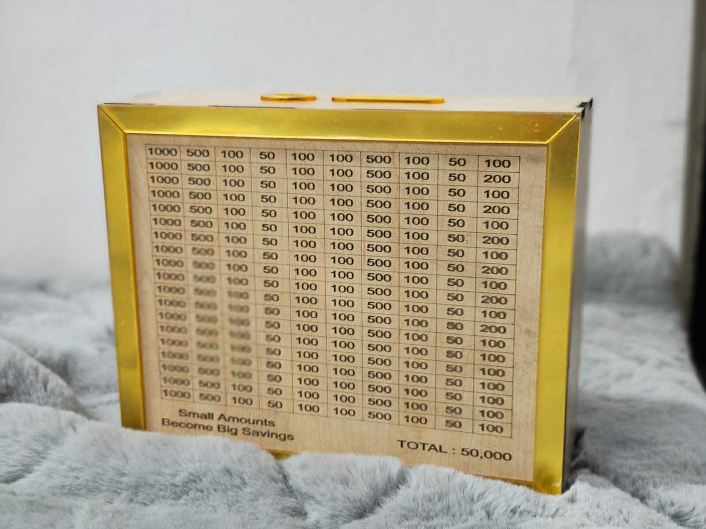 Wooden Money Saving Box