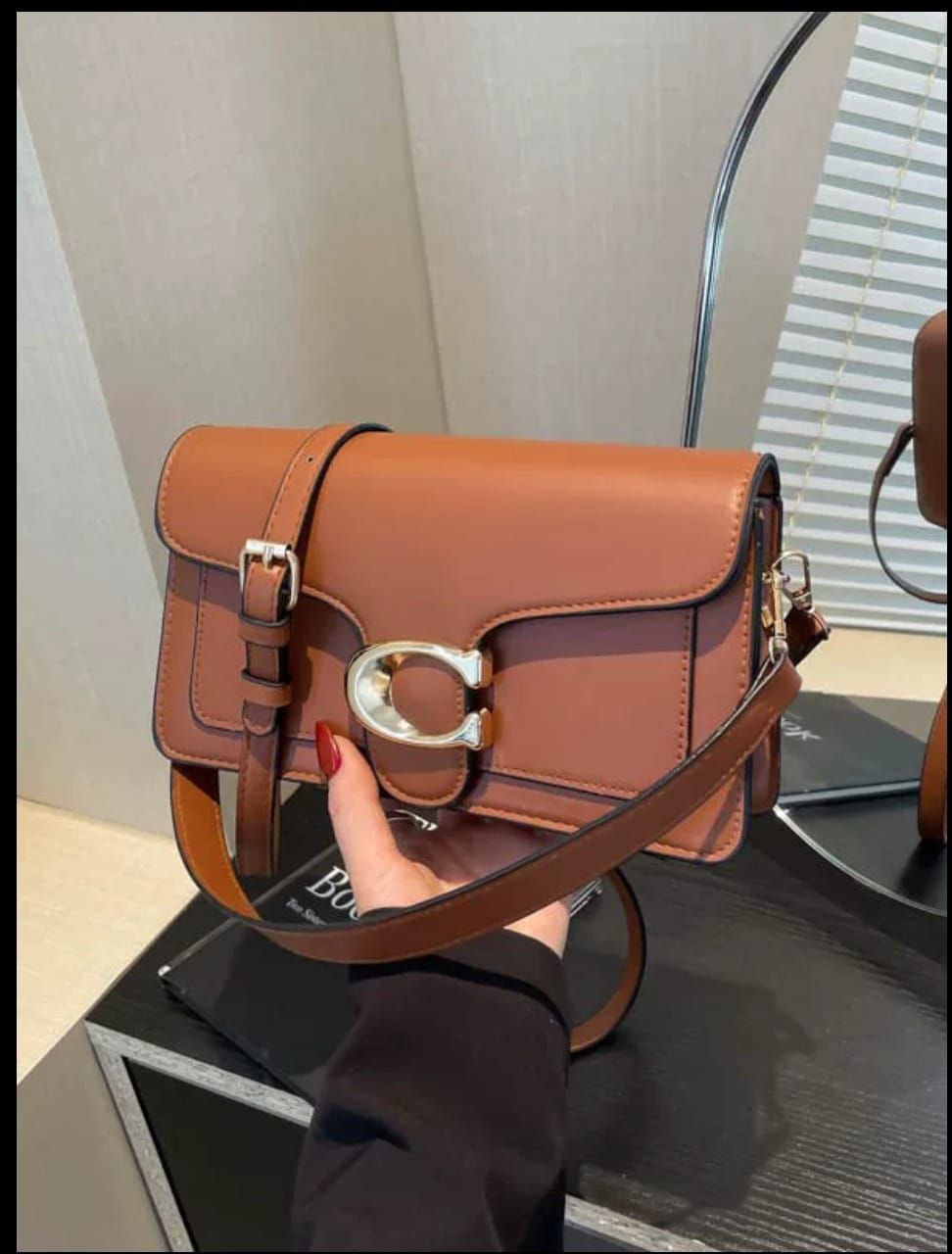 Casual leather purse