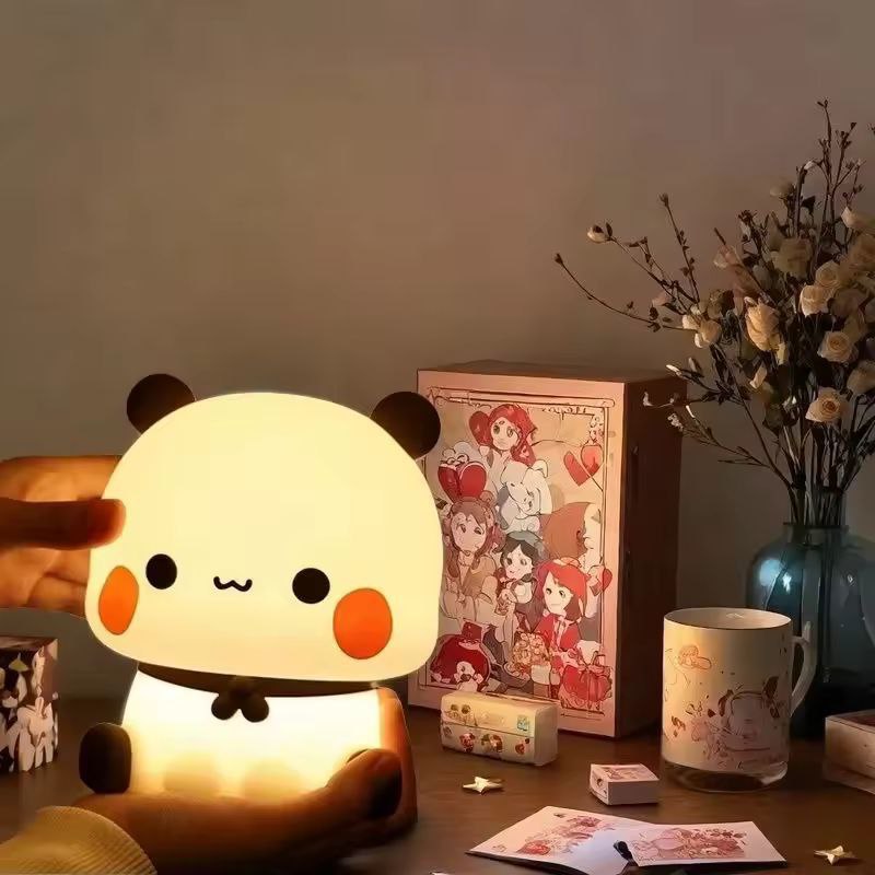 Panda Pat Led Night Light Battery system