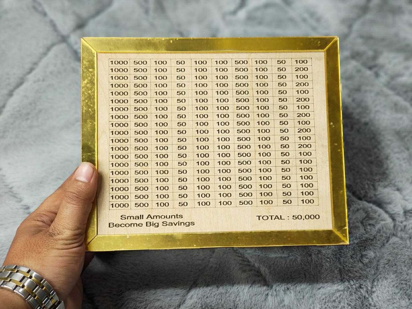 Wooden Money Saving Box