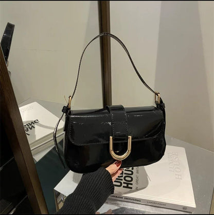 Glossy purse bag