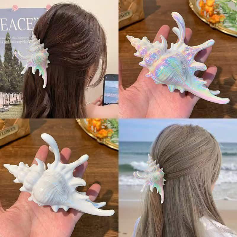 sea shell hair clip