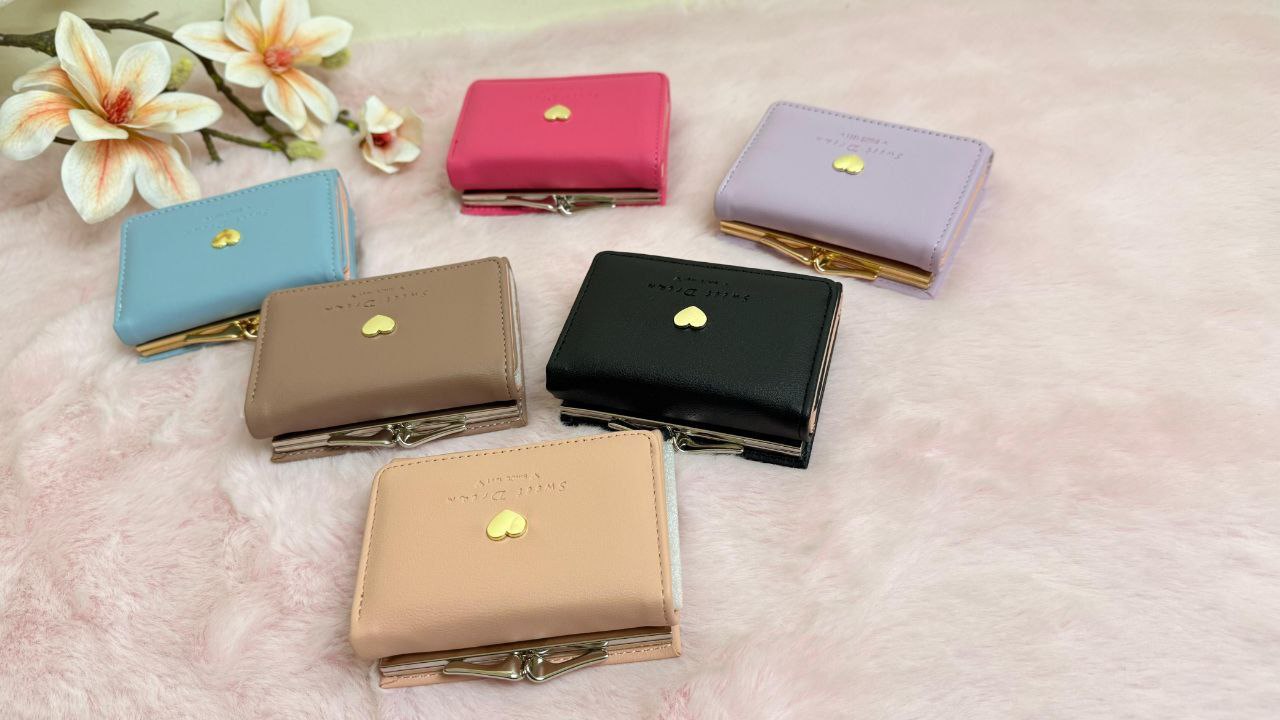 Mini cute folding small wallet