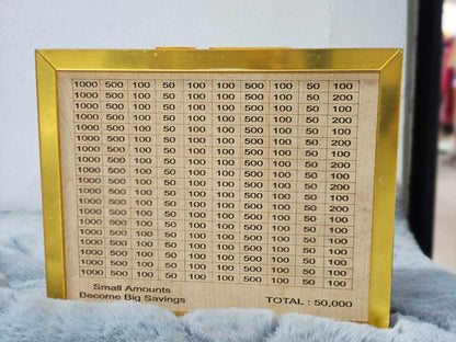 Wooden Money Saving Box