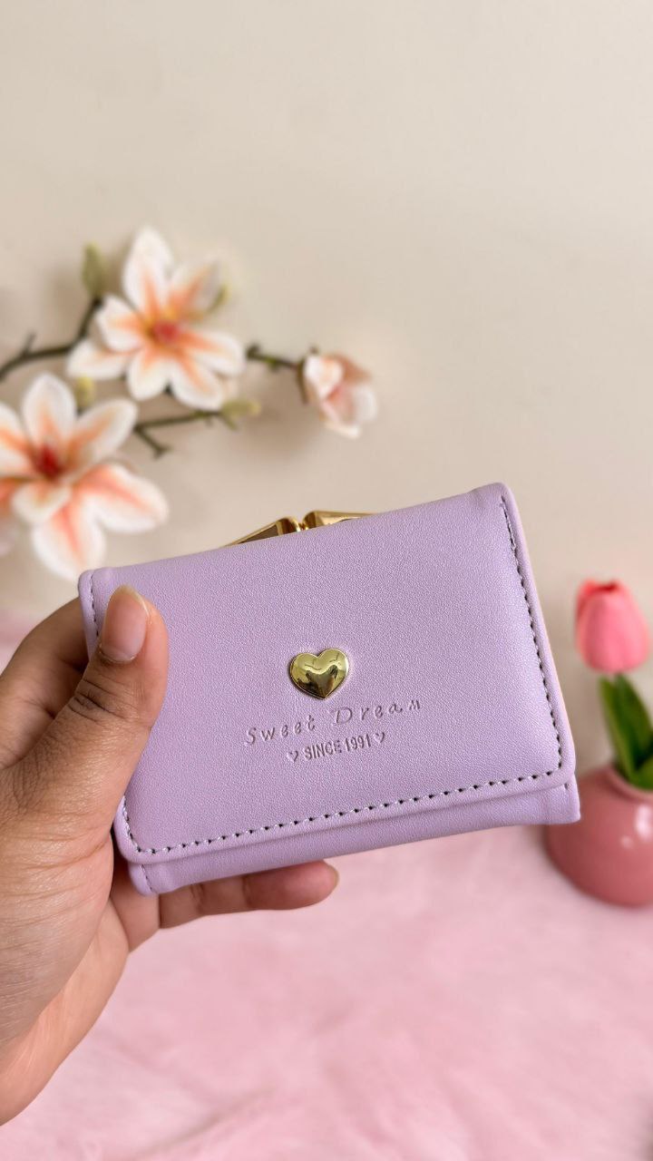 Mini cute folding small wallet