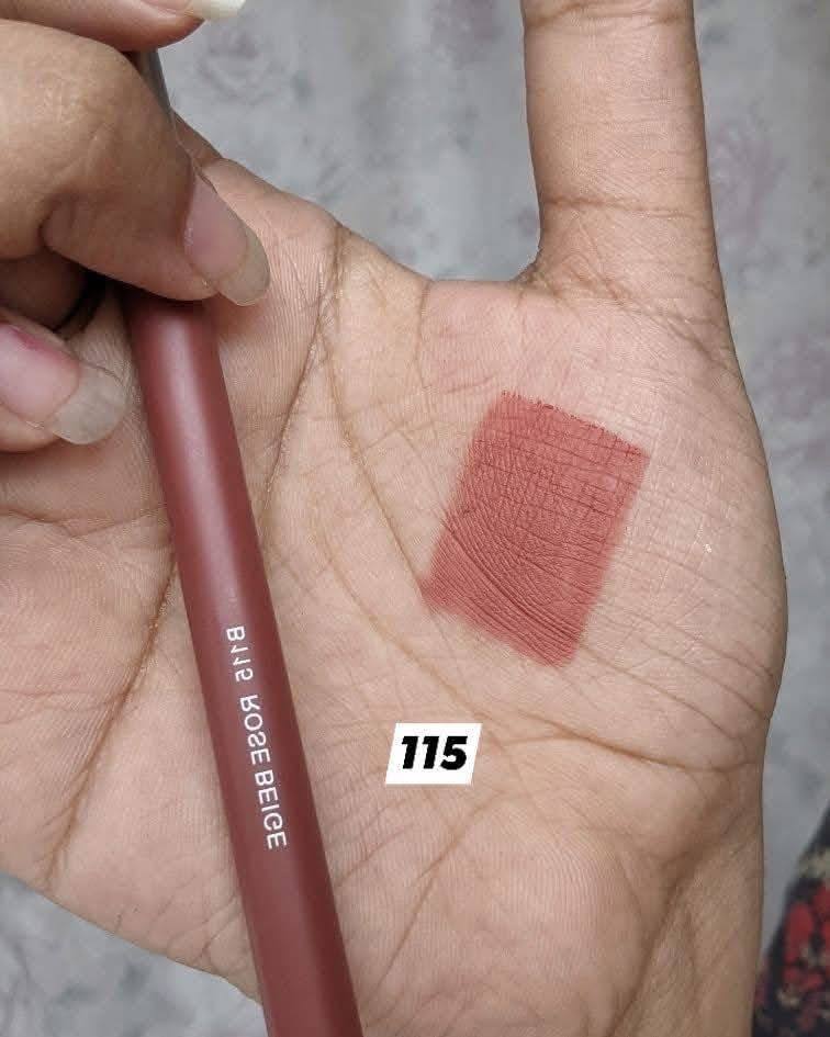 Beauty glazed lip liner 💋

1 to 18 All shade available in Stcok 

Texture টা এত ভালো। Smoothie finish দিবে।রিসেনেবল বাজেটে এর চাইতে ভাল মানের জেল লিপলাইনার  হয়ত কোথাও পাবেন না।