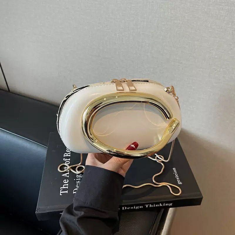 Chain Luxury Shoulder Bag Decorative Box-style Design