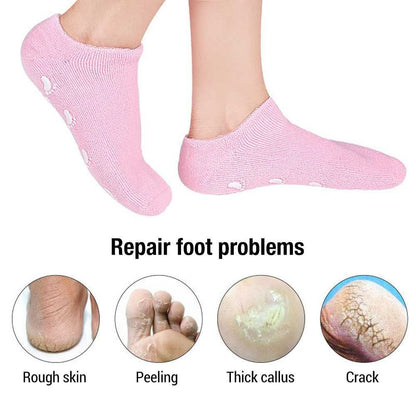 Silicone Moisturising Gel Socks