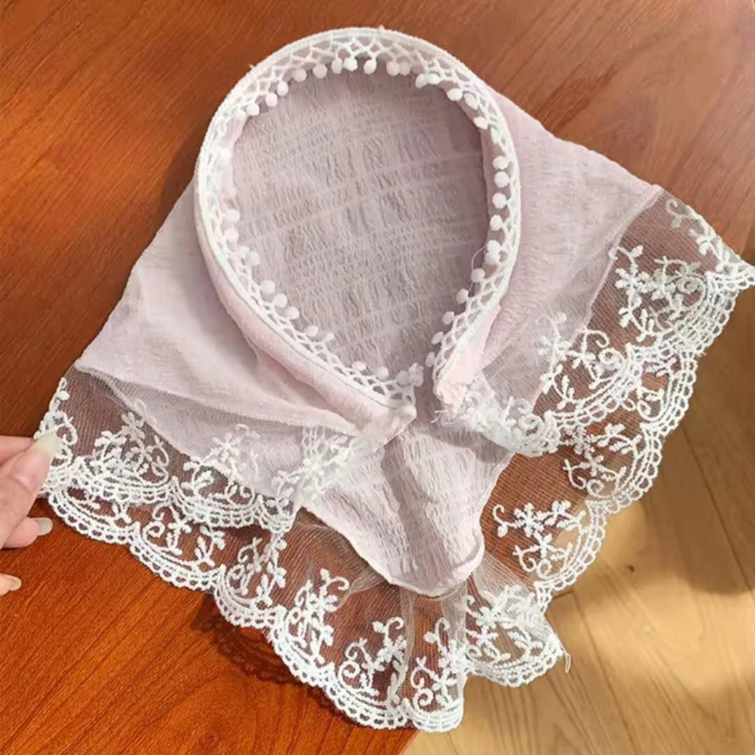 Modern Hair Scarf Soft And Comfortable Lace Flower Headbands Bohomian Hair Bandanas For Women And Girl
