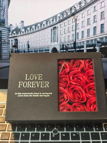 Wish Pearl + 12 Pieces Rose Flower Combo (With Premium Bag)