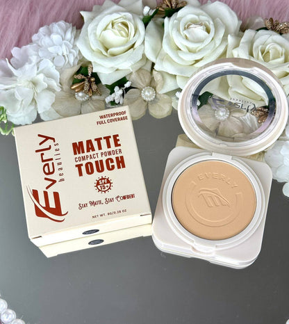 Everly Beauties Matte Touch Compact Powder