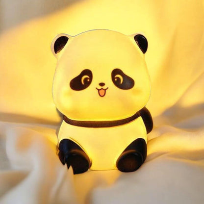 Cute Soft Silicon Panda Night Light – Safe & Perfect Gift