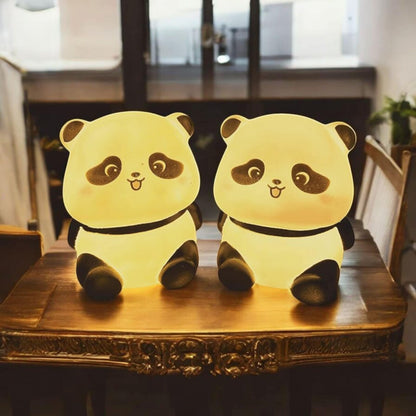 Cute Soft Silicon Panda Night Light – Safe & Perfect Gift
