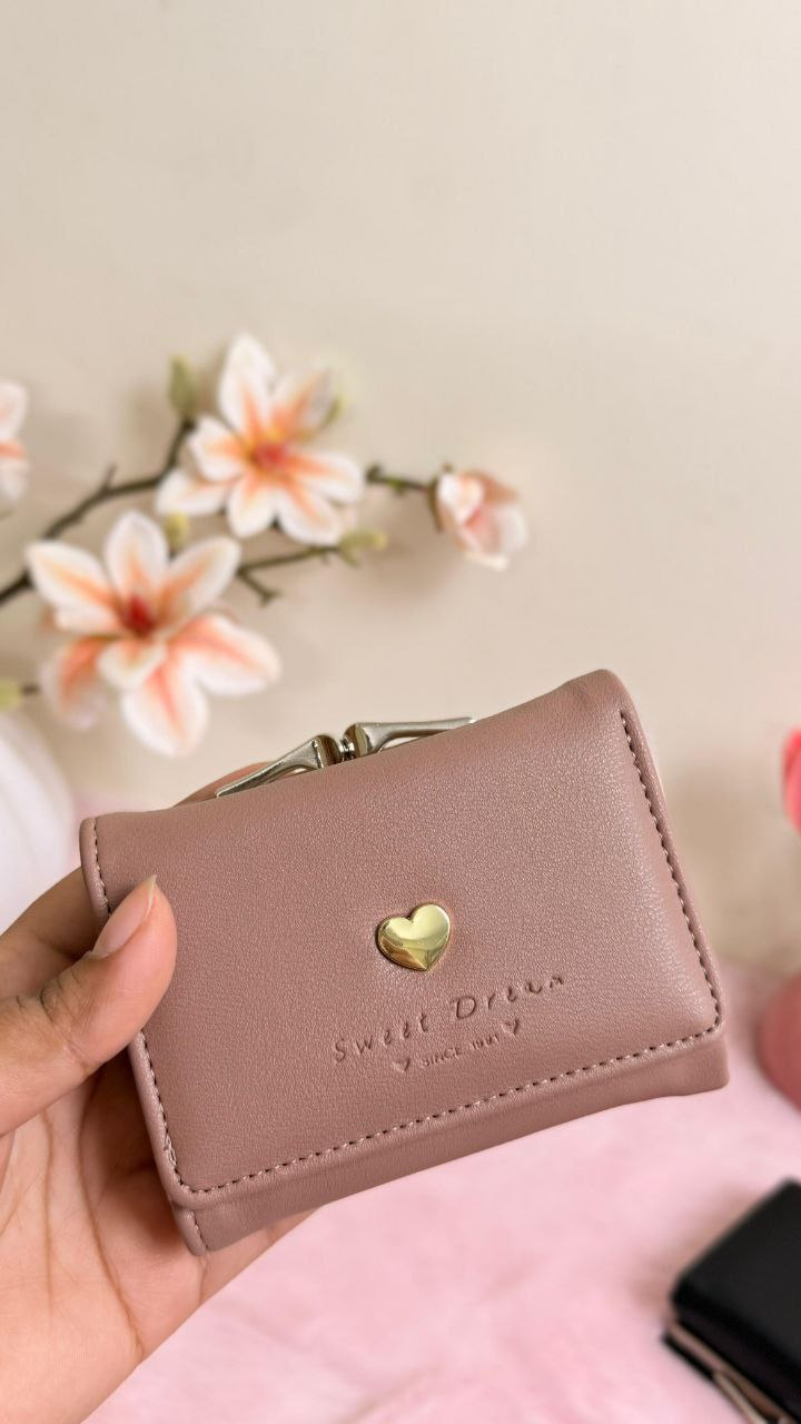Mini cute folding small wallet