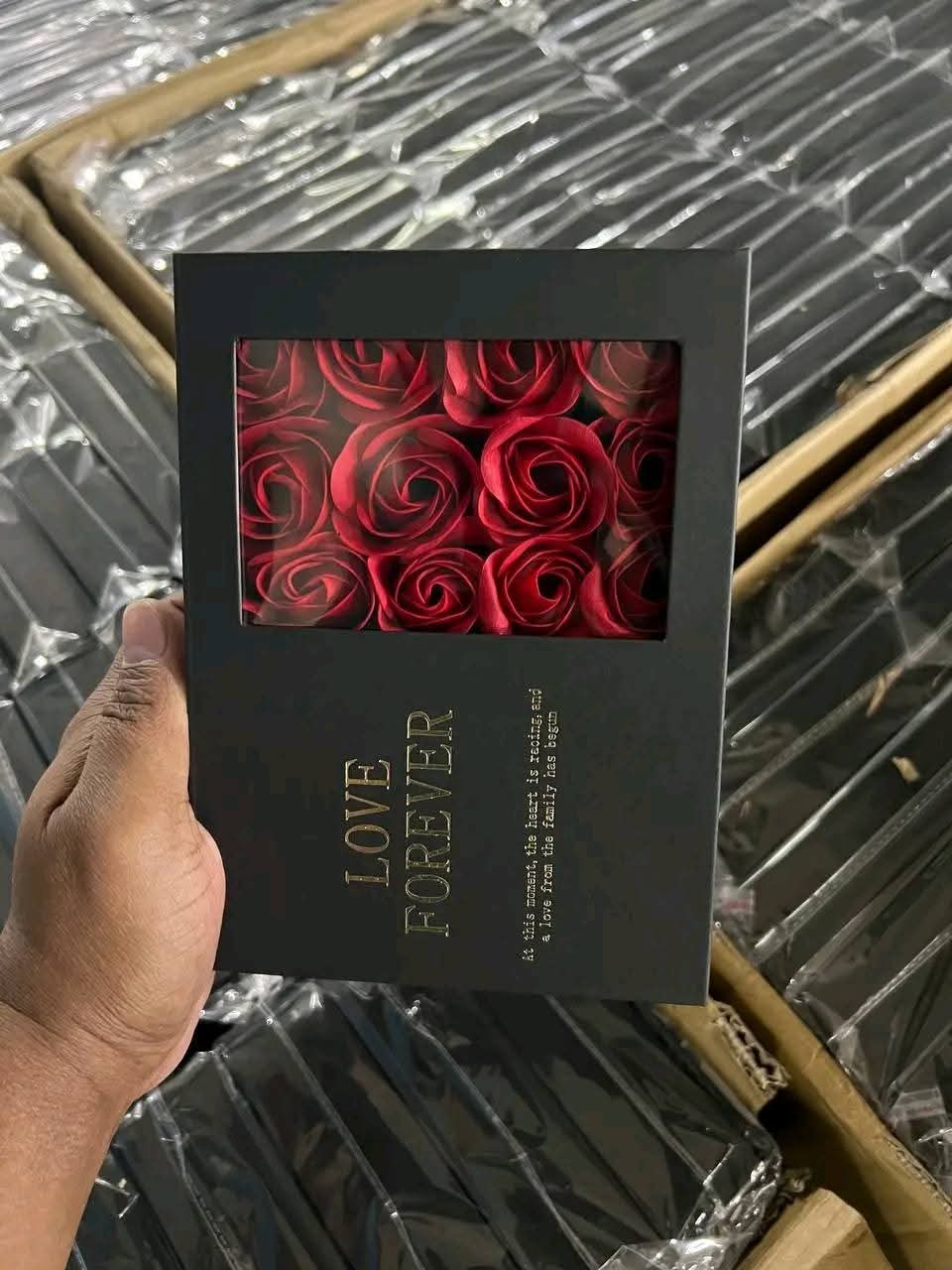 Wish Pearl + 12 Pieces Rose Flower Combo (With Premium Bag)