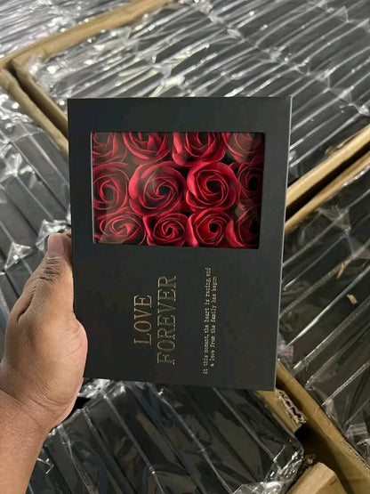 Wish Pearl + 12 Pieces Rose Flower Combo (With Premium Bag)