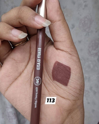 Beauty glazed lip liner 💋

1 to 18 All shade available in Stcok 

Texture টা এত ভালো। Smoothie finish দিবে।রিসেনেবল বাজেটে এর চাইতে ভাল মানের জেল লিপলাইনার  হয়ত কোথাও পাবেন না।