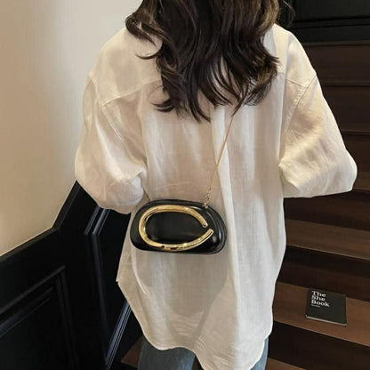 Chain Luxury Shoulder Bag Decorative Box-style Design