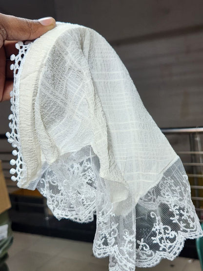Modern Hair Scarf Soft And Comfortable Lace Flower Headbands Bohomian Hair Bandanas For Women And Girl
