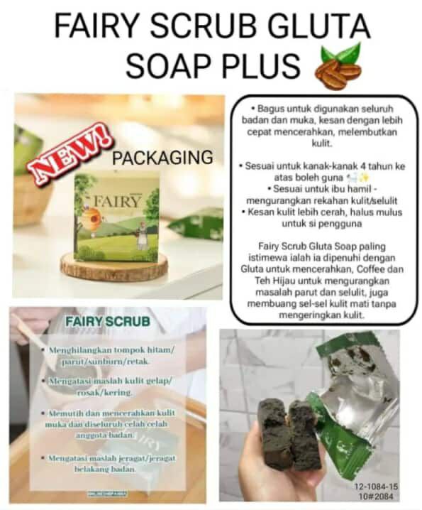 FAIRY SCRUB GLUTA SOAP