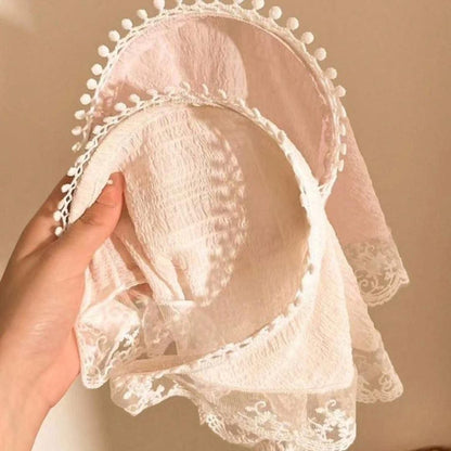 Modern Hair Scarf Soft And Comfortable Lace Flower Headbands Bohomian Hair Bandanas For Women And Girl