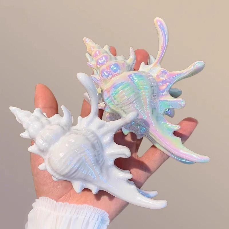 sea shell hair clip