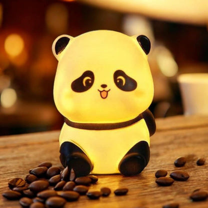 Cute Soft Silicon Panda Night Light – Safe & Perfect Gift