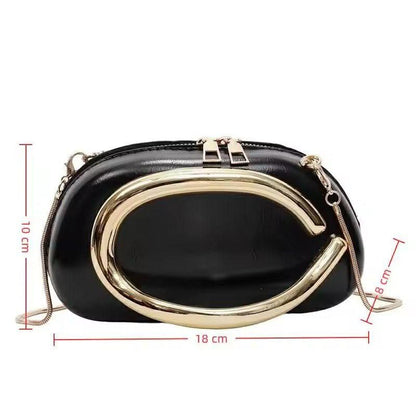 Chain Luxury Shoulder Bag Decorative Box-style Design
